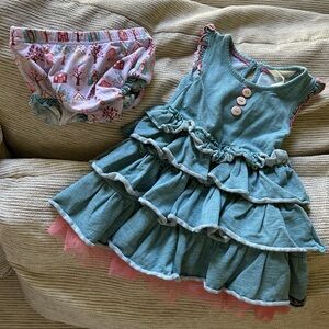 Matilda Jane outfit dress with bloomers! 18M